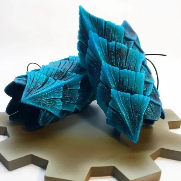 Tinkercast dragon cuffs - Picture 3 of 14